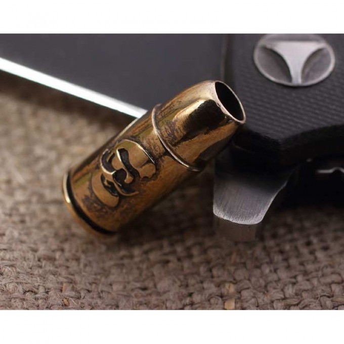 Бусина MR BLADE ГИЛЬЗА ЛАТУНЬ mb133